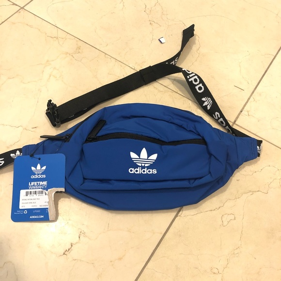 blue adidas fanny pack